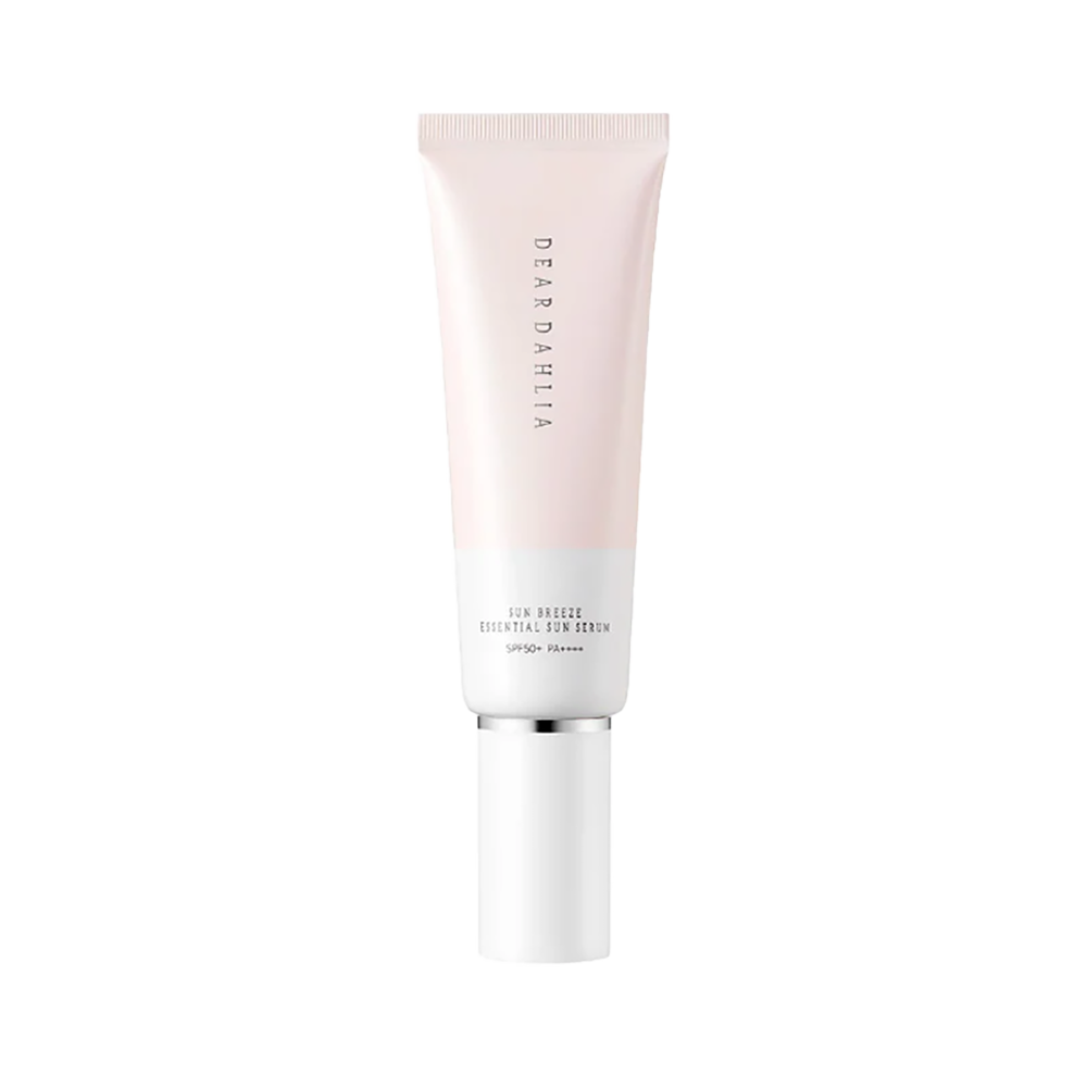 DEAR DAHLIA DEAR DAHLIA Sun Breeze Essential Sun Serum SPF50+ PA++++ 50ml - hydrating - front bottle shot