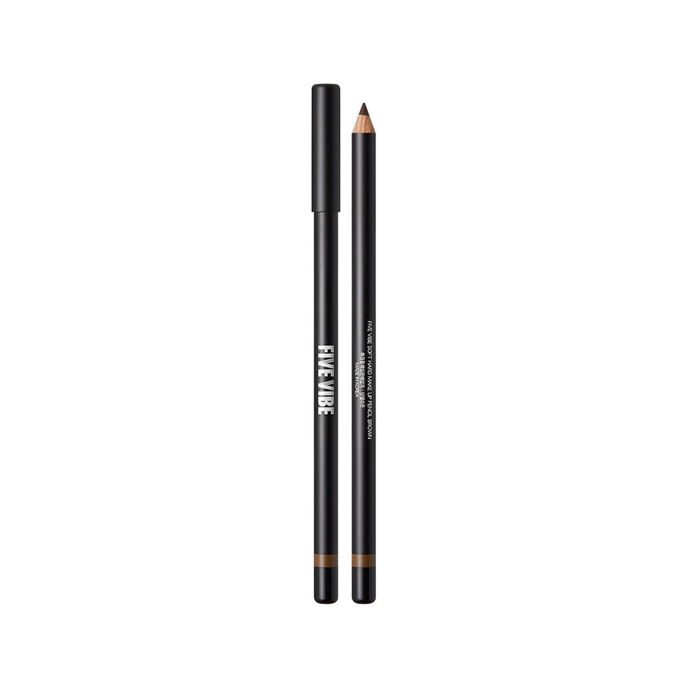 FIVE VIBE FIVE VIBE Soft Hard Make Up Pencil Brown 1g - daily care - front bottle shot