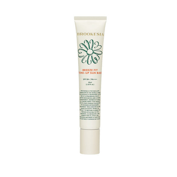 BROOKESIA BROOKESIA Breeze Fit Tone-Up Sun Base SPF 50+ PA++++ 45ml - brightening - front bottle shot