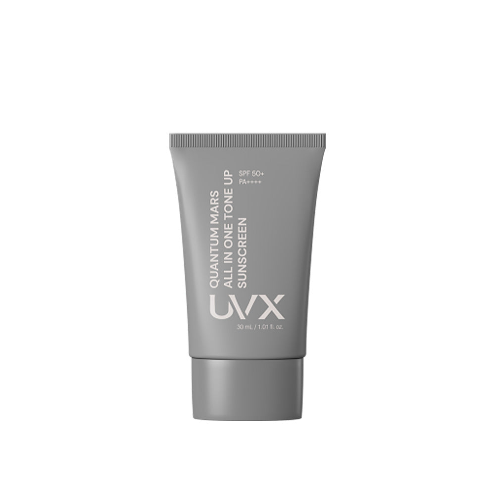UVX UVX Quantum Mars All In One Tone Up Sun Screen SPF50+, PA++++ 30ml - brightening - front bottle shot