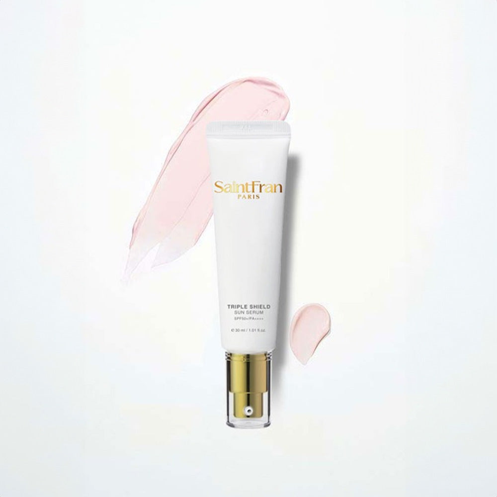 SaintFran SaintFran Triple Shield Sun Serum SPF50+ PA++++ 30ml - sun protection - front bottle shot