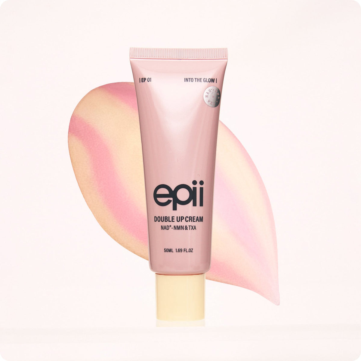 epii epii Double Up Cream NAD+・NMN & TXA 50ml - hydrating - front bottle shot
