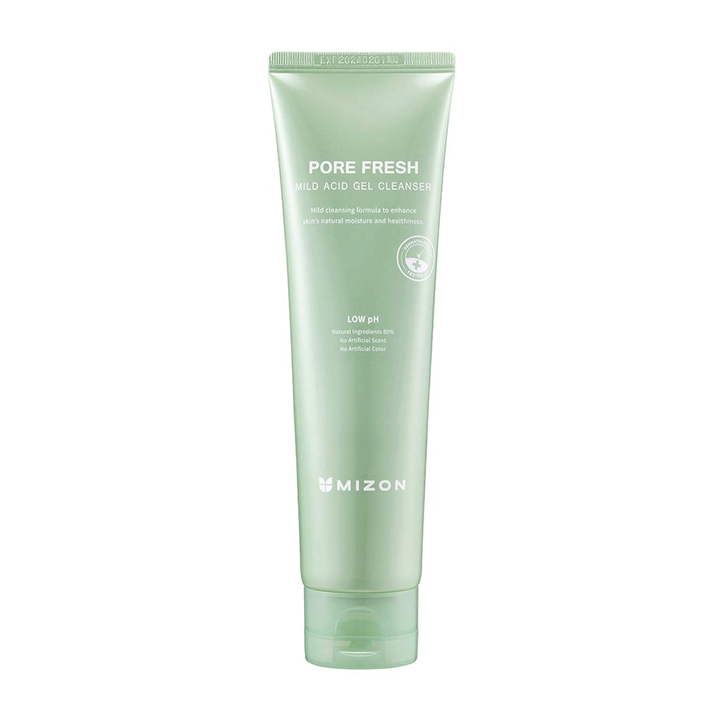MIZON MIZON Pore Fresh Mild Acidic Gel Cleanser 150ml - brightening - front bottle shot