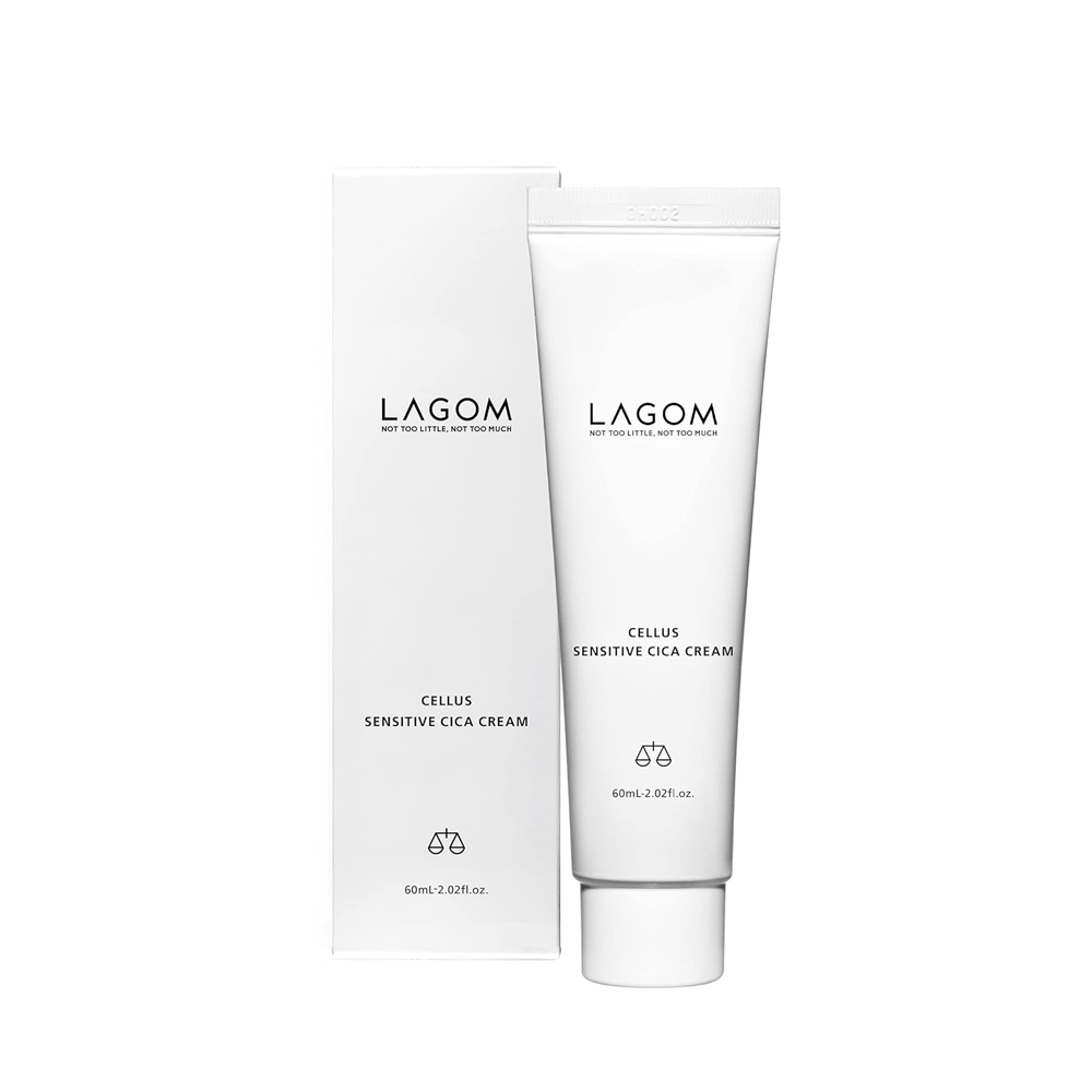 LAGOM LAGOM Cellus Sensitive Cica Cream 60ml - hydrating - front bottle shot