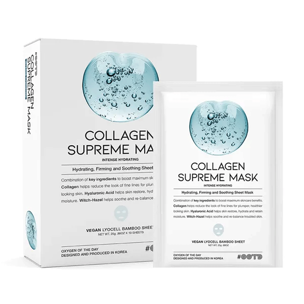 OOTD OOTD Collagen Supreme Mask 25g *10ea - hydrating - front bottle shot
