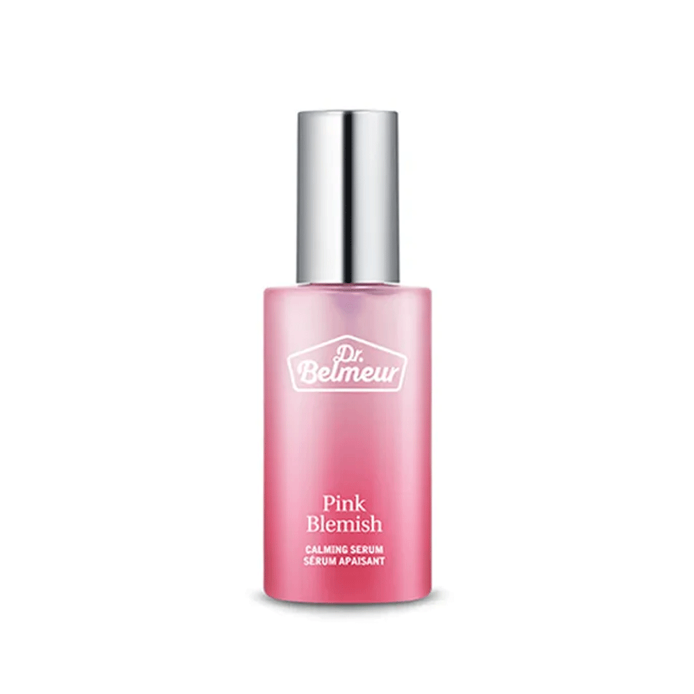 THE FACE SHOP THE FACE SHOP Dr. Belmeur Pink Belmish Calming Serum 50ml - hydrating - front bottle shot