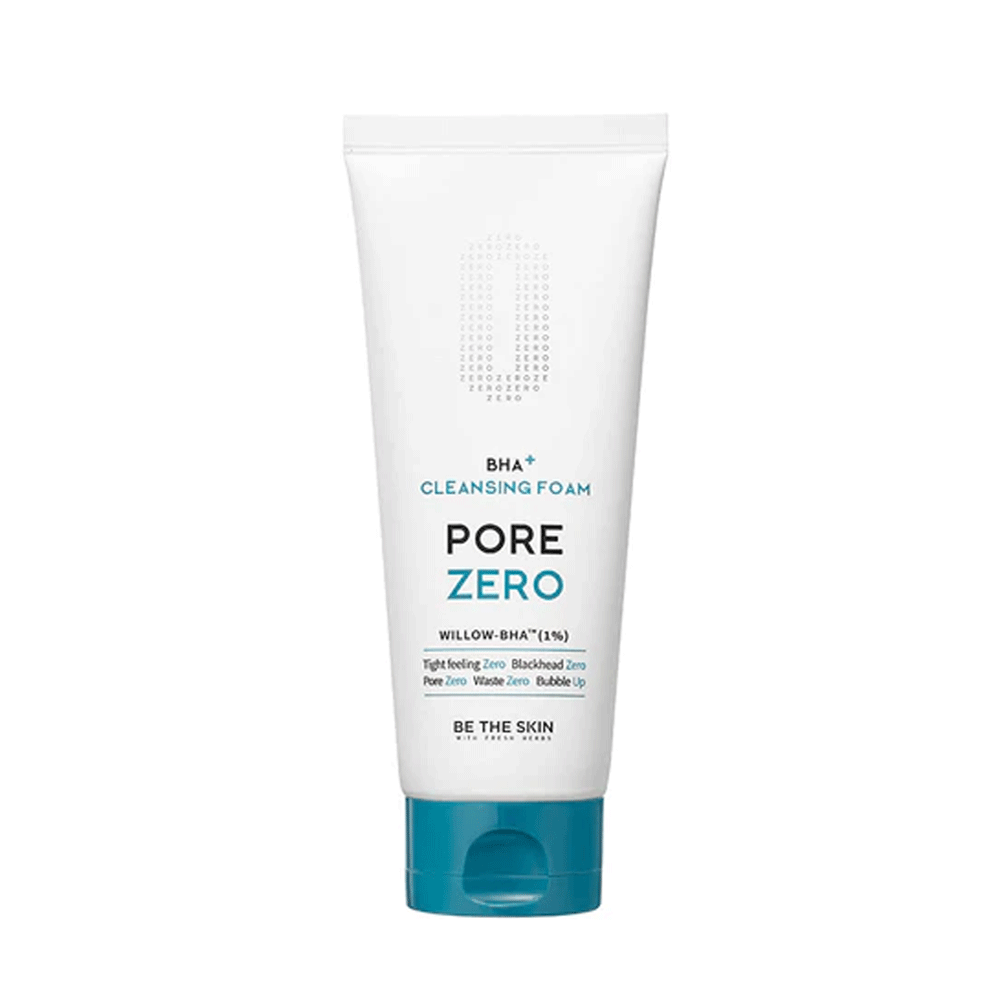 BE THE SKIN BE THE SKIN BHA+ Pore Zero Cleansing Foam 150g - hydrating - front bottle shot