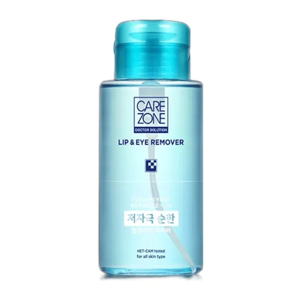CAREZONE CAREZONE Doctor Solution Lip & Eye Remover 300ml - soothing - front bottle shot