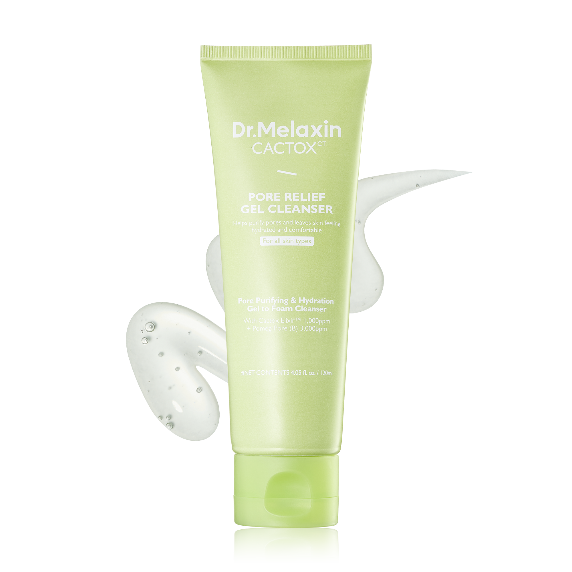 Dr.Melaxin Dr.Melaxin Cactox Pore Relief Gel Cleanser 120ml - hydrating - front bottle shot