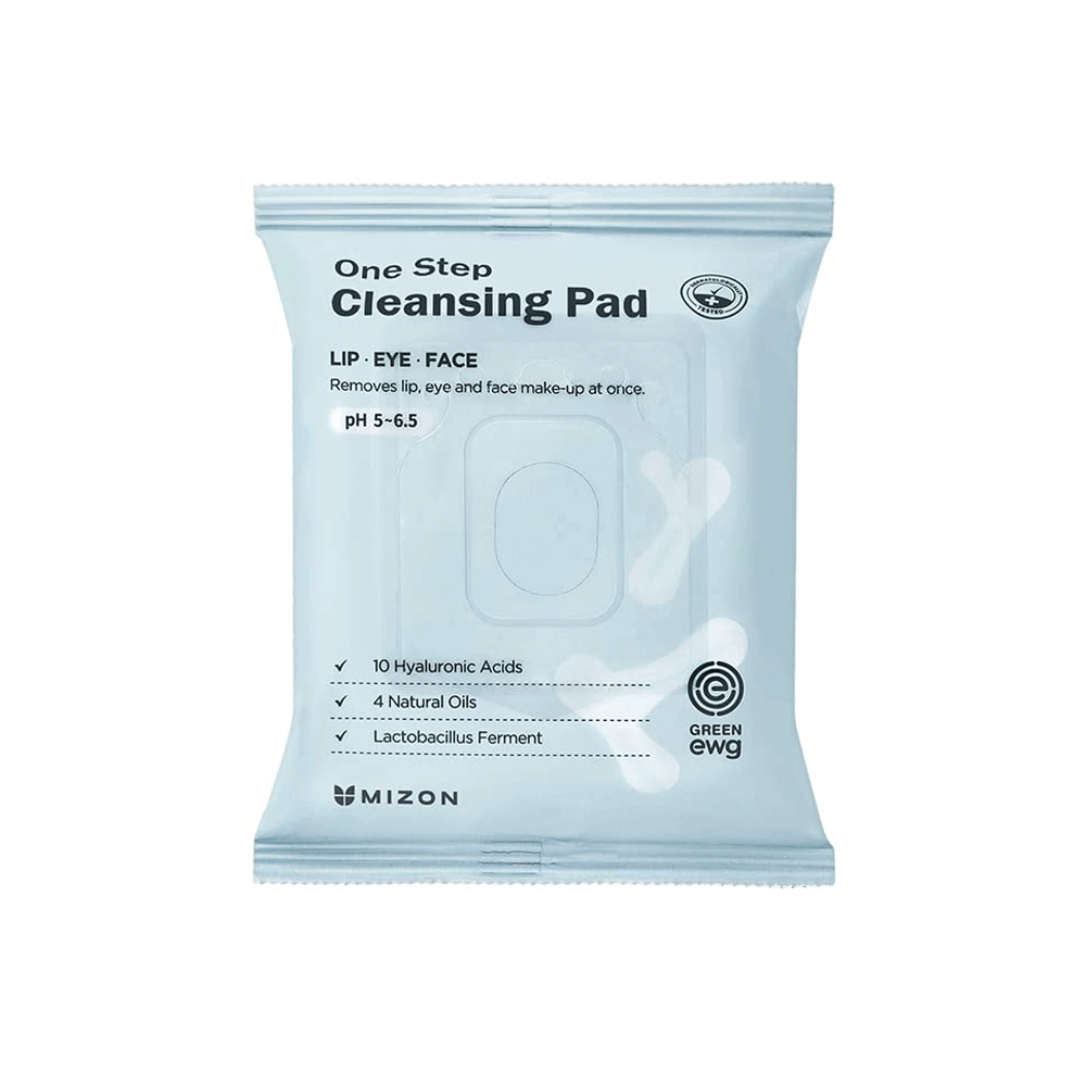 MIZON MIZON One Step Cleansing Pad 30 pads - hydrating - front bottle shot