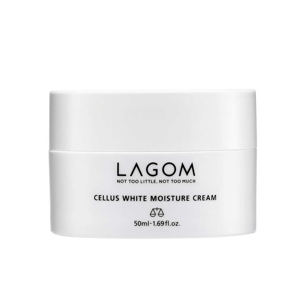 LAGOM LAGOM Cellus White Moisture Cream 50ml - hydrating - front bottle shot