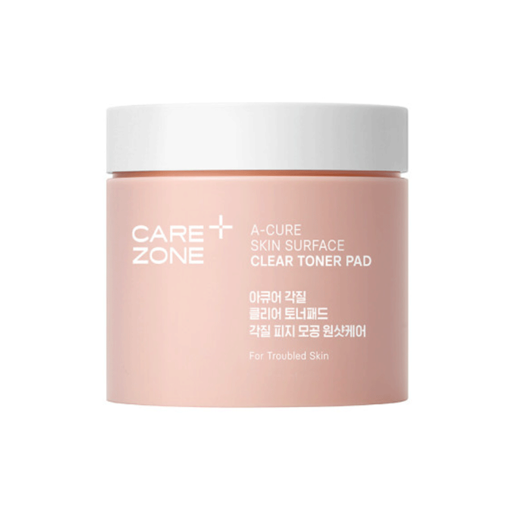 CAREZONE CAREZONE Skin Surface Clear Toner Pad 70 pads - soothing - front bottle shot