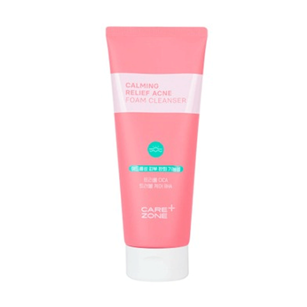 CAREZONE CAREZONE Calming Relief Acne Foam 200ml - soothing - front bottle shot