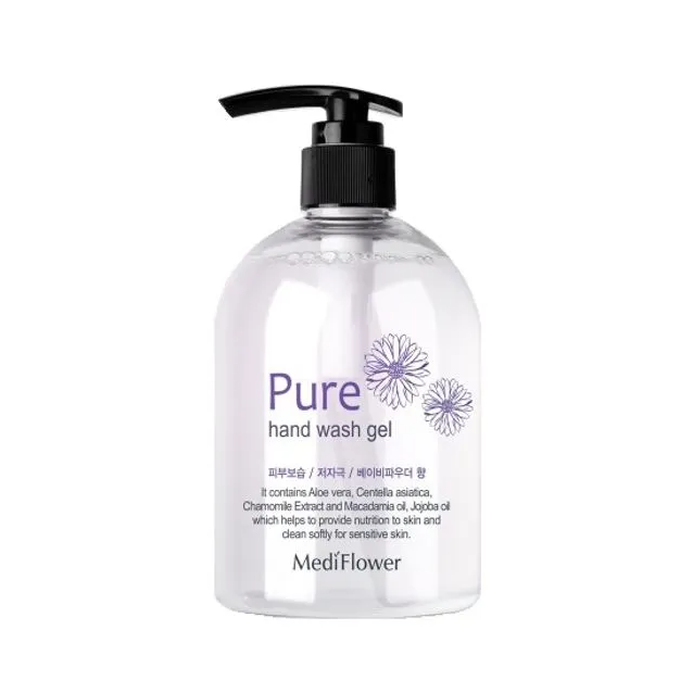 MediFlower MediFlower Pure Hand Wash Gel 400ml - hydrating - front bottle shot