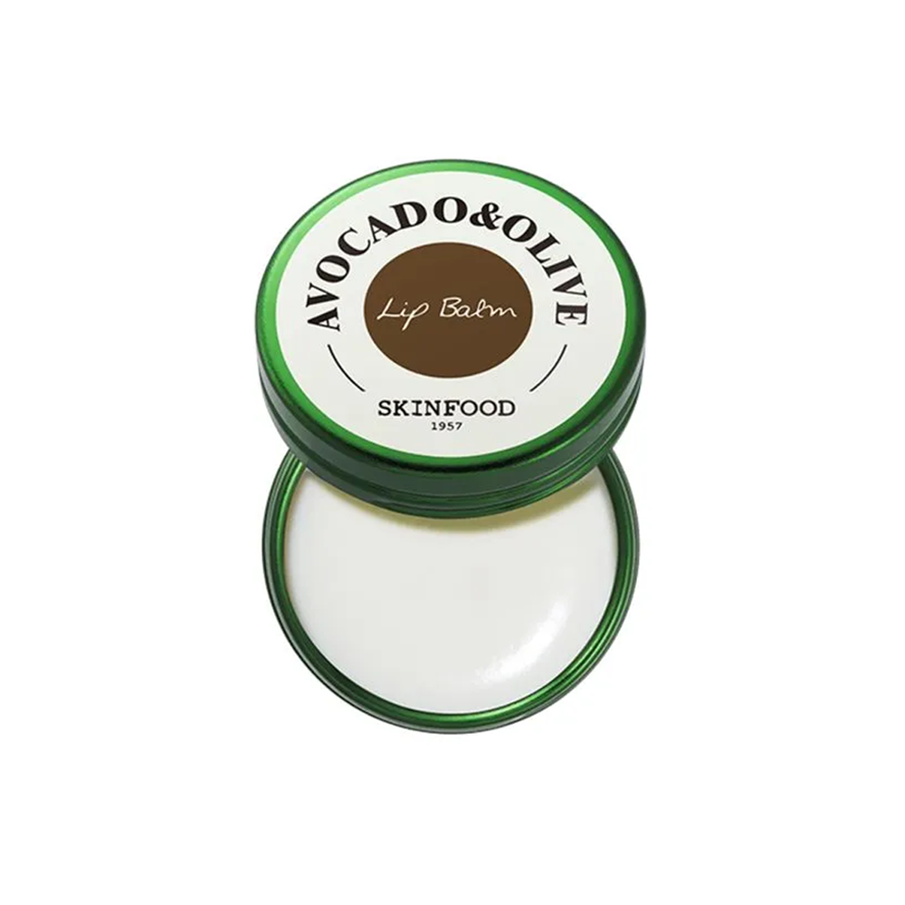 SKINFOOD SKINFOOD Avocado & Olive Lip Balm 12g - hydrating - front bottle shot