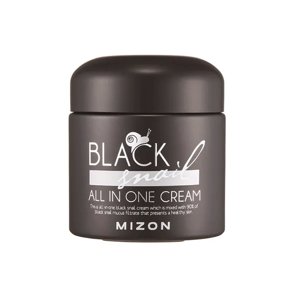 MIZON MIZON Black Snail All In One Cream 75ml - soothing - front bottle shot