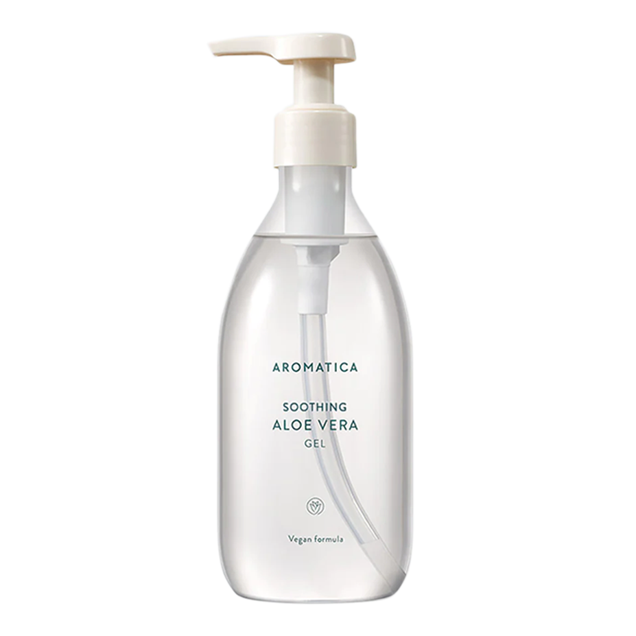 AROMATICA AROMATICA 95% Organic Aloe Vera Gel 300ml - hydrating - front bottle shot