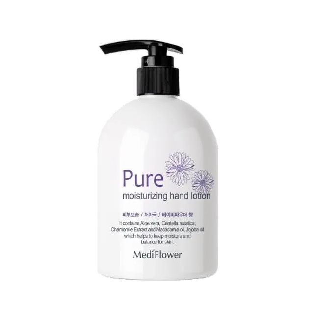 MediFlower MediFlower Pure Moisturizing Hand Lotion 400ml - hydrating - front bottle shot