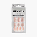 MUZMAK MUZMAK Nail Tips 36pcs #Lavish(Oval) - brightening - front bottle shot