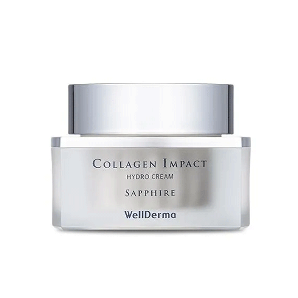 WellDerma WellDerma Sapphire Collagen Impact Hydro Cream 50g - hydrating - front bottle shot