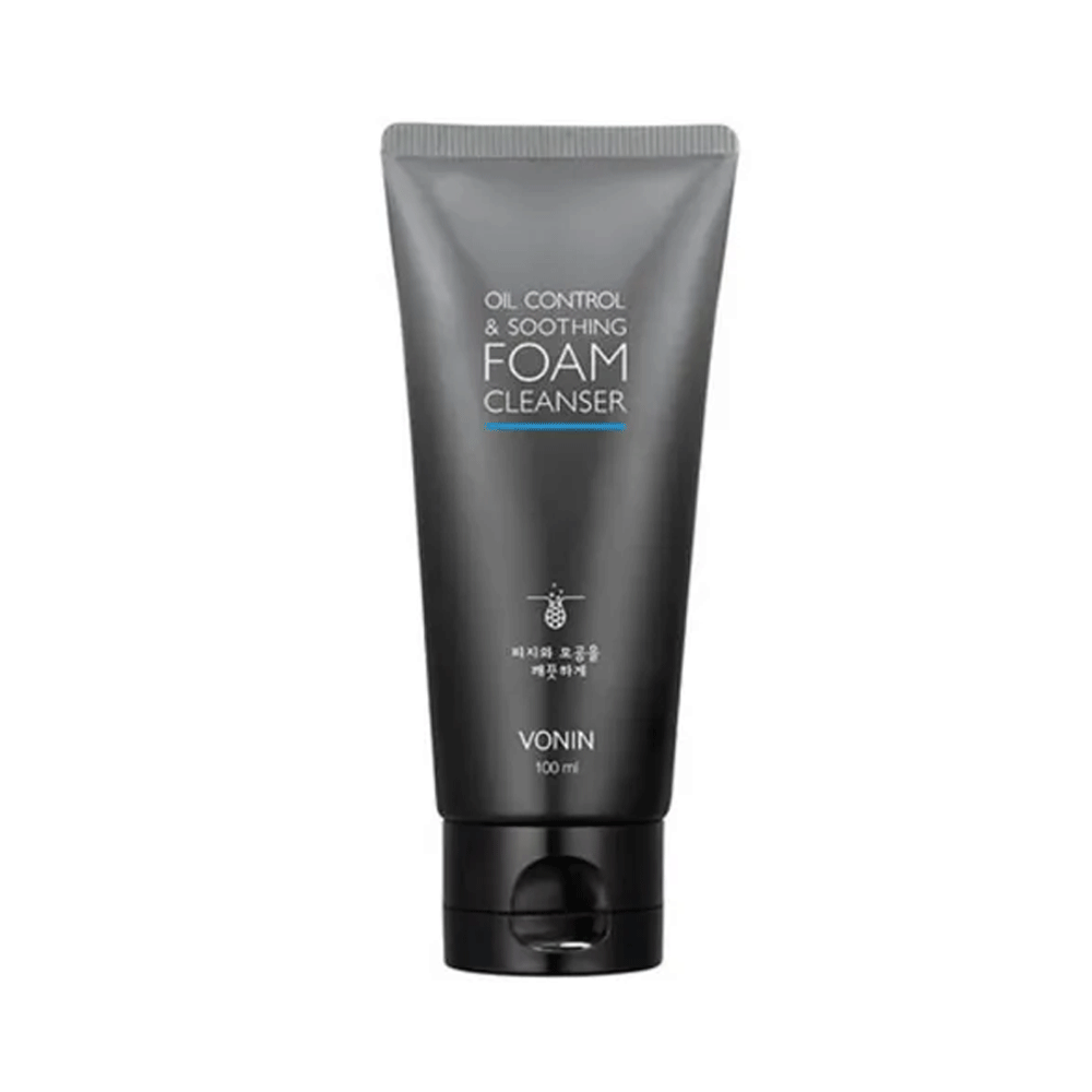 VONIN VONIN Oil Control And Soothing Foam 100ml - soothing - front bottle shot