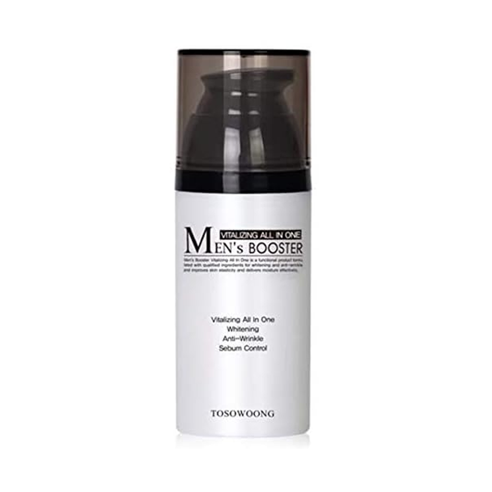TOSOWOONG TOSOWOONG Men's Booster Vitalizing All In One 110ml - soothing - front bottle shot