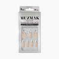 MUZMAK MUZMAK Nail Tips 36pcs #Splash(Round Stiletto) - brightening - front bottle shot