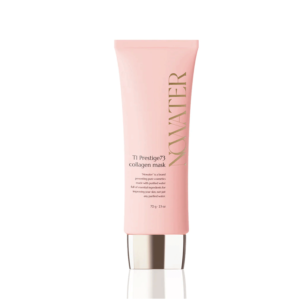 NOWATER NOWATER T1 Prestige73 Collagen Mask 70g - hydrating - front bottle shot