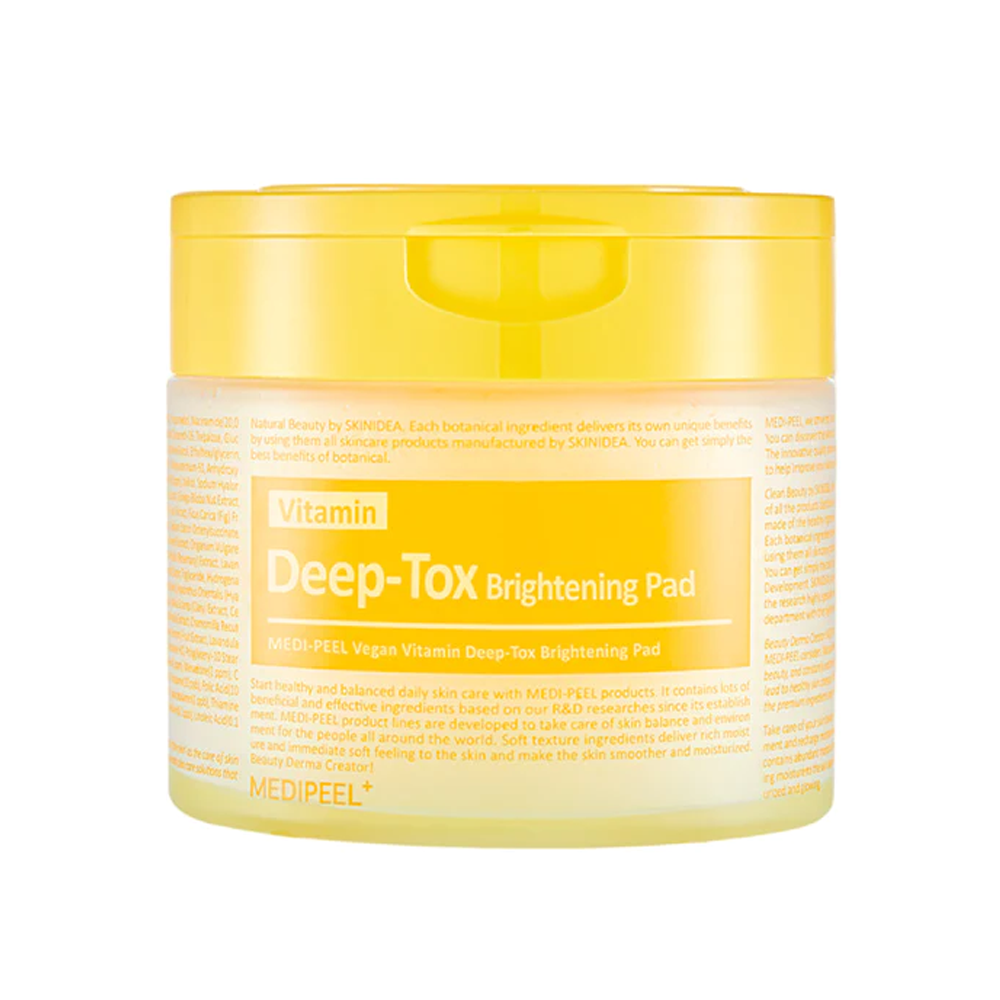 MEDI-PEEL MEDI-PEEL Vegan Vitamin Deep-Tox Brightening Pad 70pcs - brightening - front bottle shot