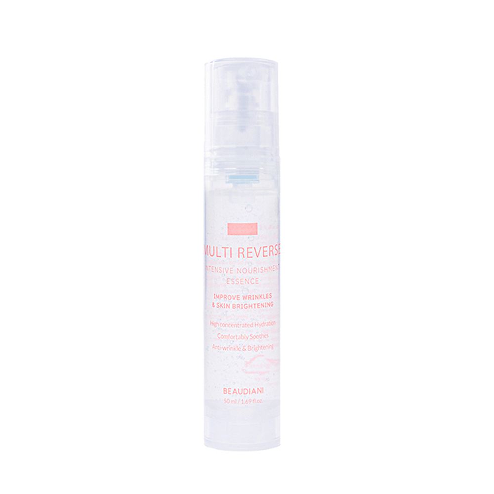 BEAUDIANI BEAUDIANI Multi Reverse Essence 50ml - hydrating - front bottle shot