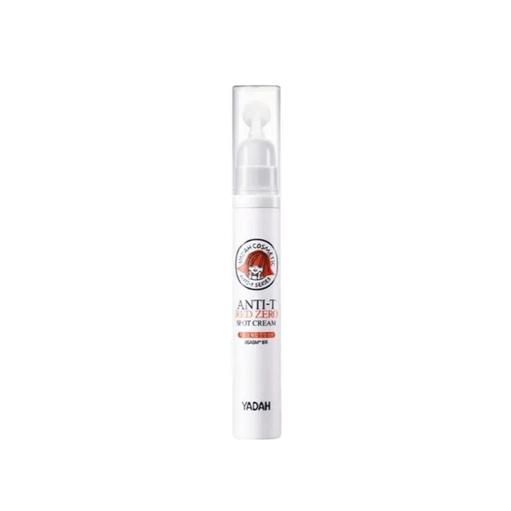YADAH YADAH Anti-T Red Zero Spot Cream 15ml - soothing - front bottle shot