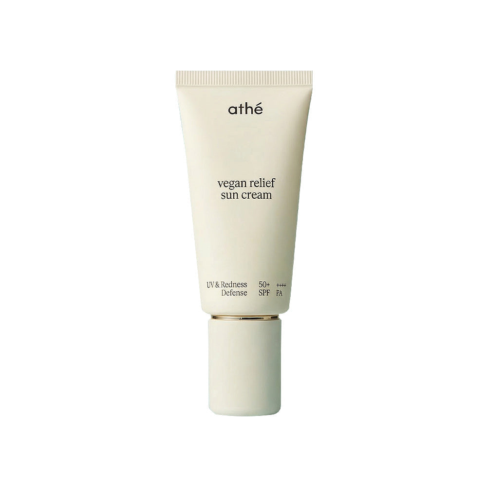 athe athe Vegan Relief Sun Cream 50ml - hydrating - front bottle shot