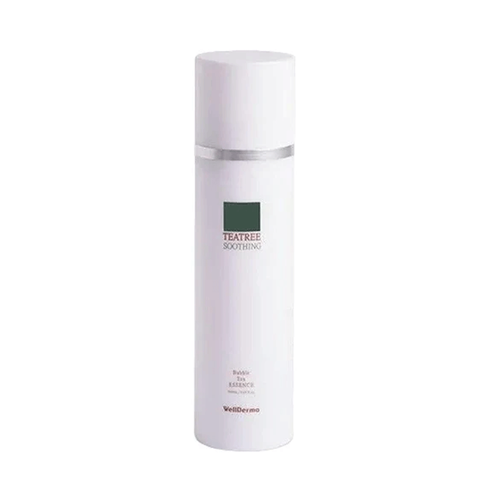 WellDerma WellDerma TeaTree Soothing Bubble Tox Essence 150ml - soothing - front bottle shot