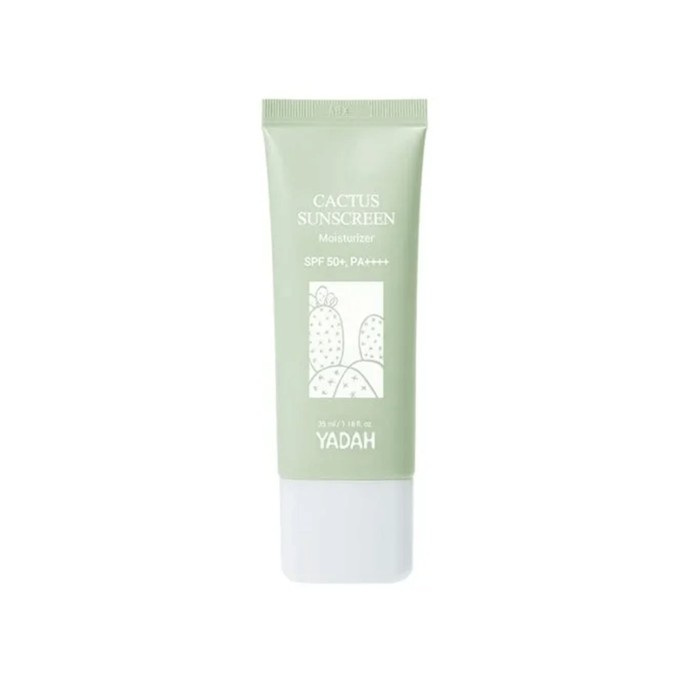 YADAH YADAH Cactus Sunscreen SPF50+ PA++++ 35ml - hydrating - front bottle shot