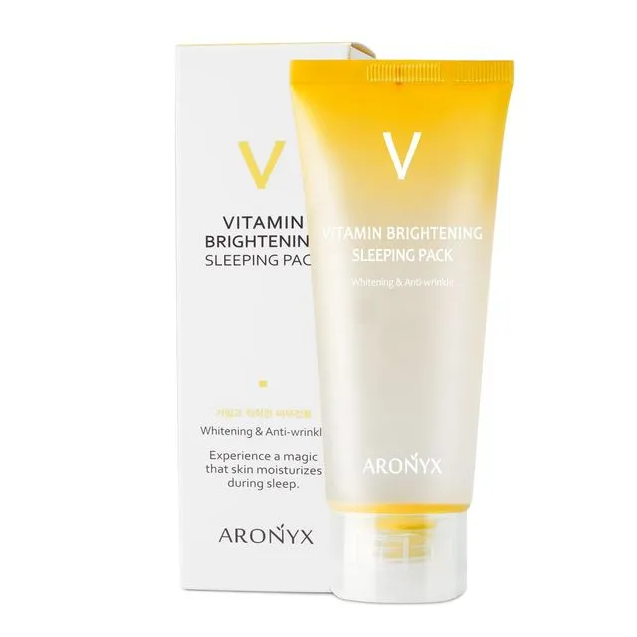 MediFlower MediFlower ARONYX Vitamin Brightening Sleeping Pack 100ml - hydrating - front bottle shot