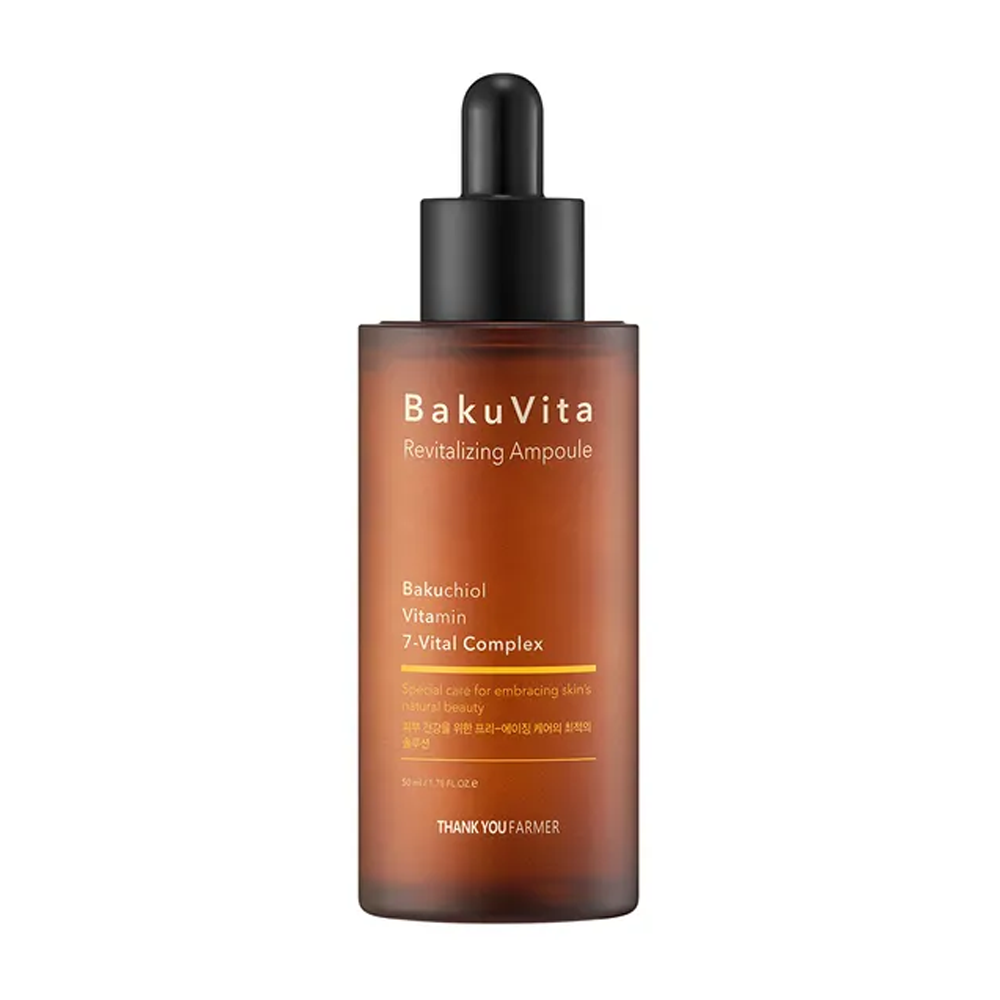 THANK YOU FARMER THANK YOU FARMER BaKuVita Revitalizing Ampoule 50ml - hydrating - front bottle shot