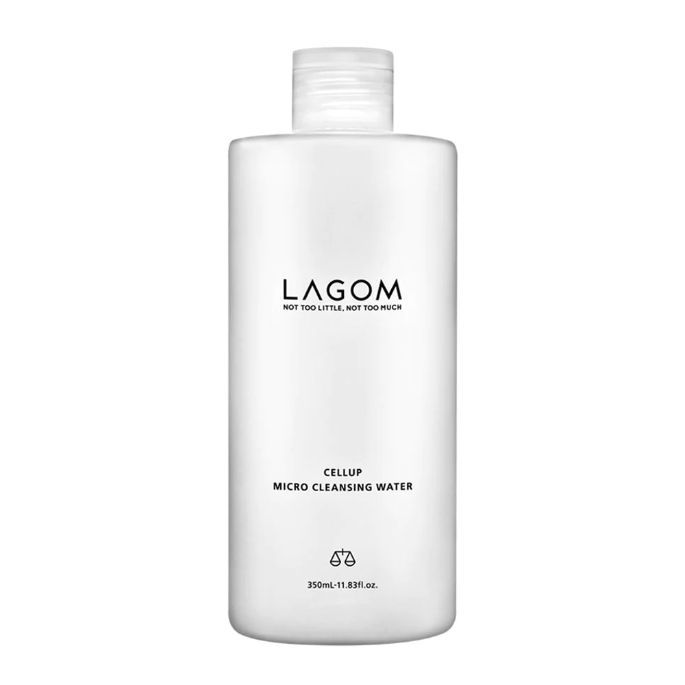 LAGOM LAGOM Cellup Micro Cleansing Water 350ml - hydrating - front bottle shot