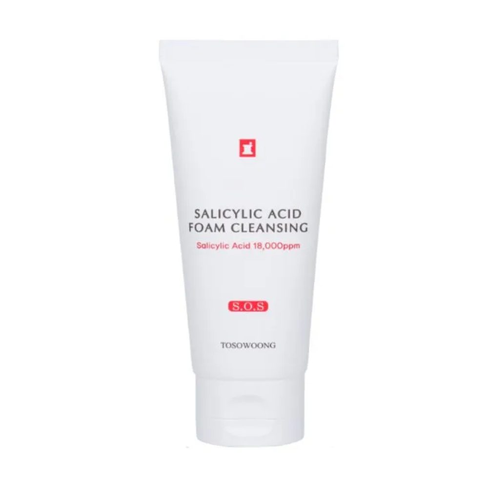 TOSOWOONG TOSOWOONG Salicylic Acid Foam Cleansing 100ml - soothing - front bottle shot