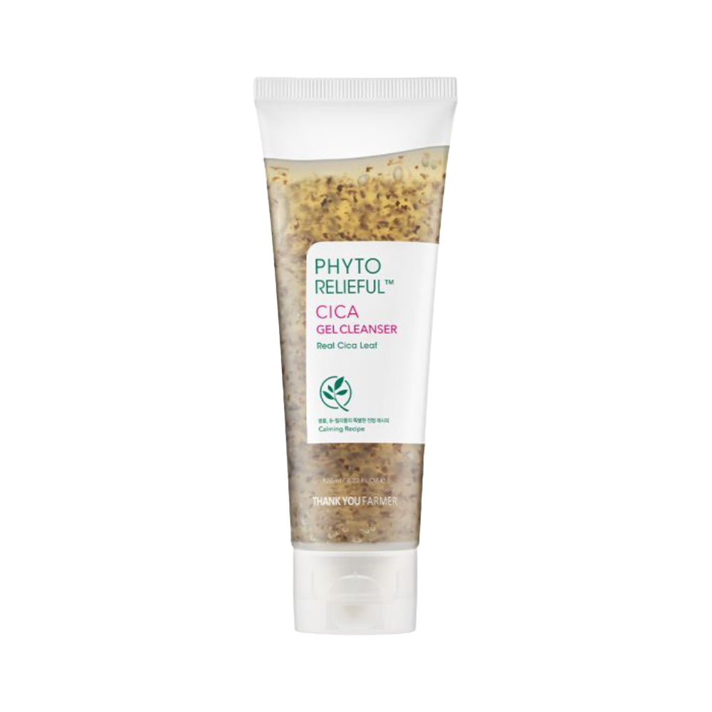 THANK YOU FARMER THANK YOU FARMER Phyto Relieful™ Cica Gel Cleanser 120ml - soothing - front bottle shot
