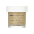 THANK YOU FARMER THANK YOU FARMER Rice Pure The Real Scrub Pack 100ml - hydrating - front bottle shot