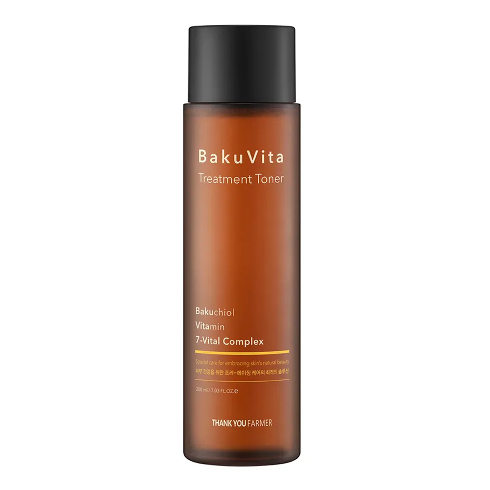 THANK YOU FARMER THANK YOU FARMER BaKuVita Treatment Toner 200ml - soothing - front bottle shot