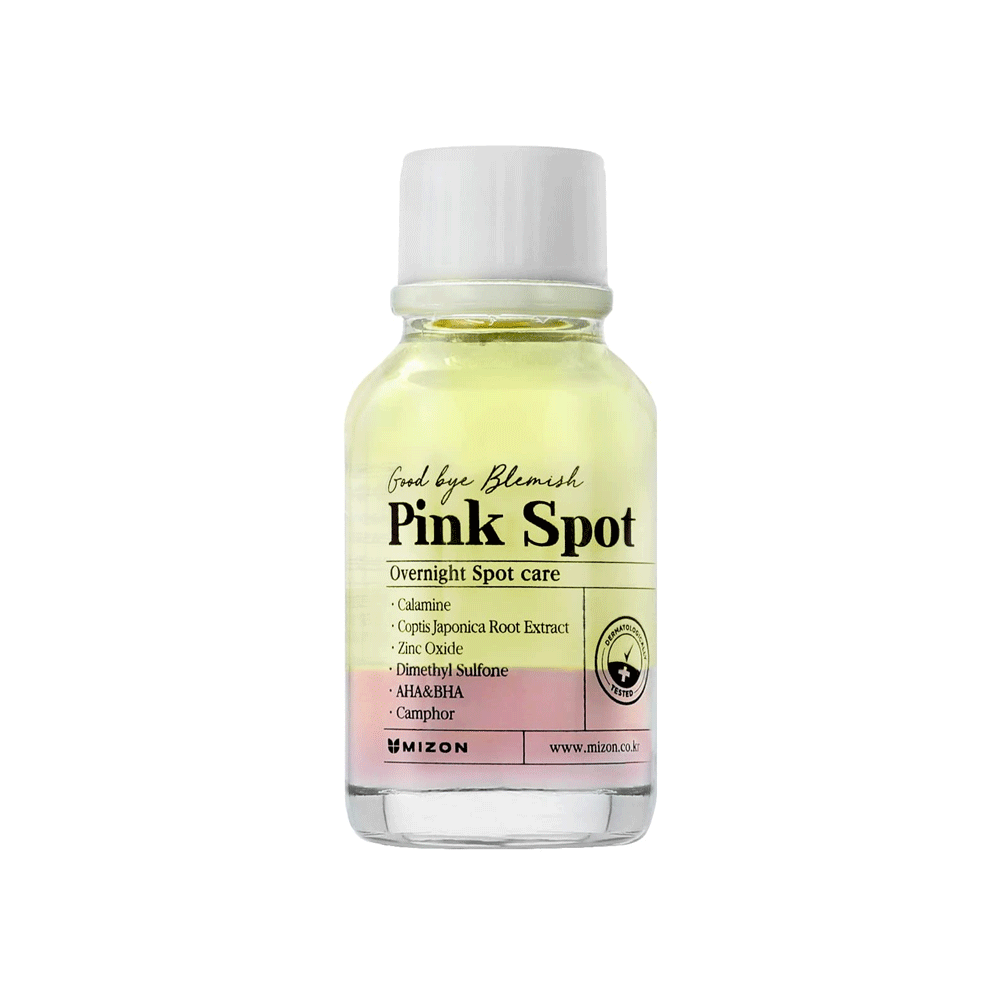 MIZON MIZON Good Bye Blemish Pink Spot 19ml - soothing - front bottle shot