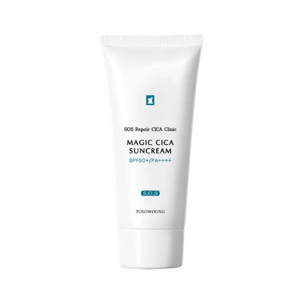 TOSOWOONG TOSOWOONG Magic Cica Suncream 45ml - hydrating - front bottle shot