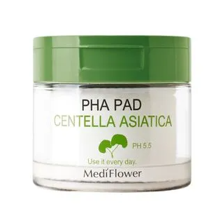 MediFlower MediFlower Centella Asiatica PHA Pad 60 pcs - hydrating - front bottle shot