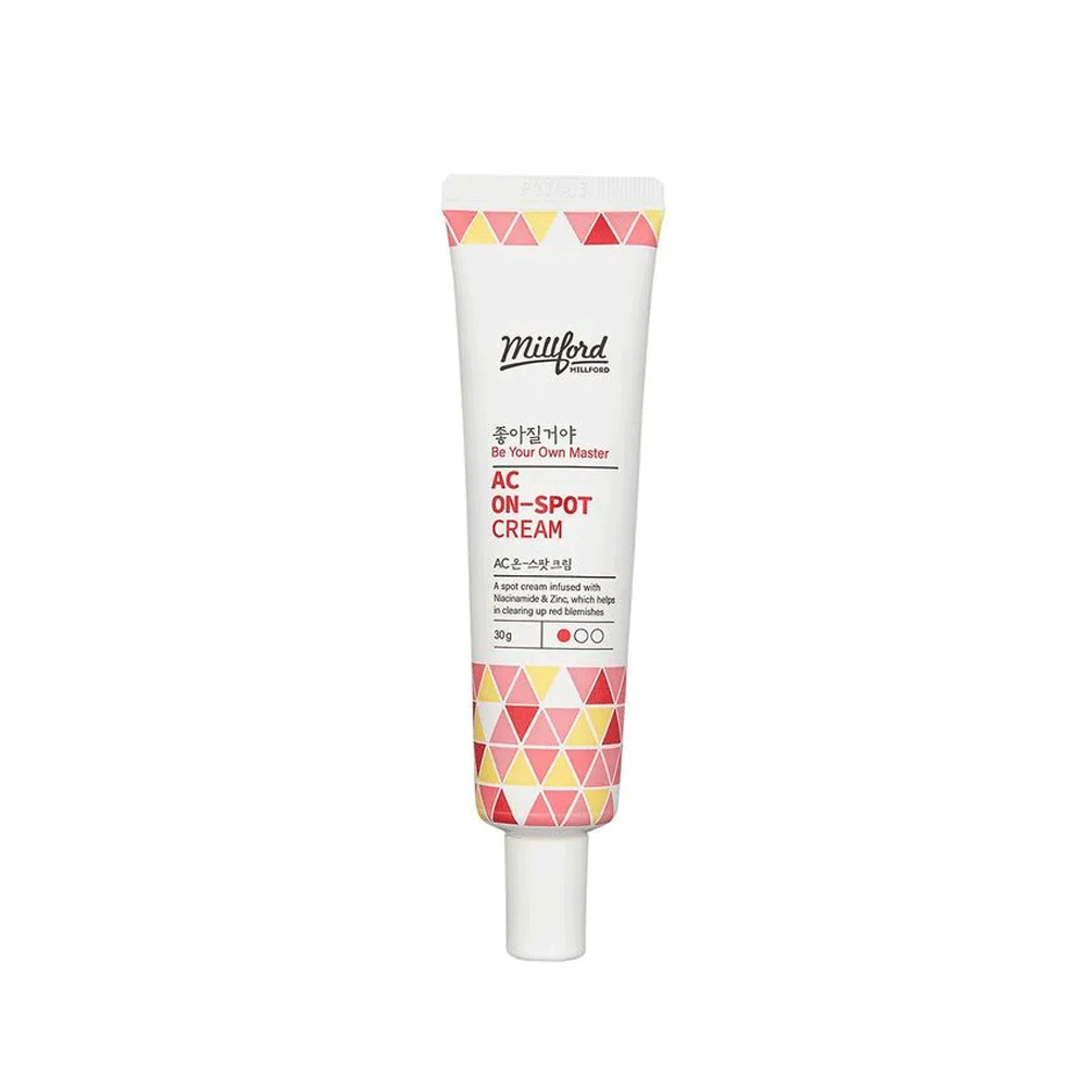 Millford Millford AC On-Spot Cream 30g - soothing - front bottle shot