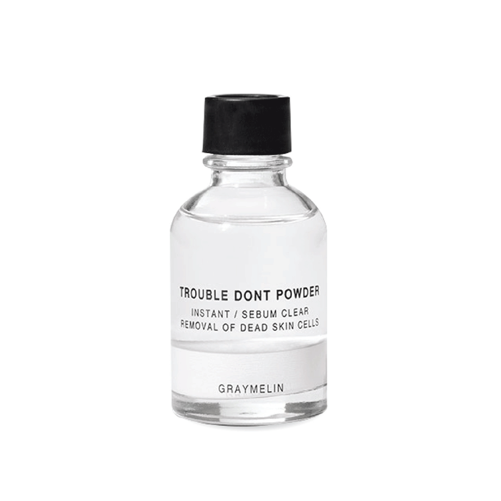 GRAYMELIN GRAYMELIN Trouble Dont Powder 30ml - soothing - front bottle shot