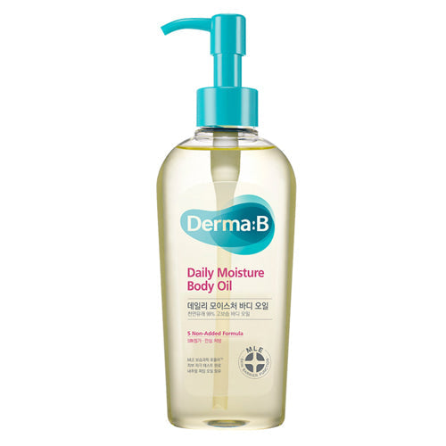 Derma:B Derma:B Daily Moisture Body Oil 200ml - hydrating - front bottle shot