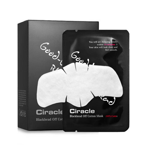 Ciracle Ciracle Blackhead Off Cotton Mask 20 Sheets - pore care - front bottle shot