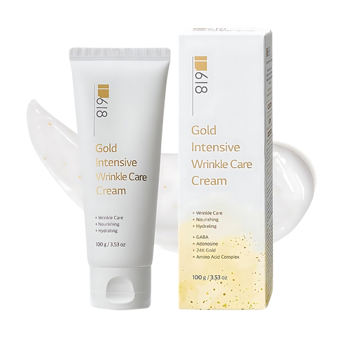 1.618 1.618 Gold Intensive Wrinkle Care Cream 100g - hydrating - front bottle shot