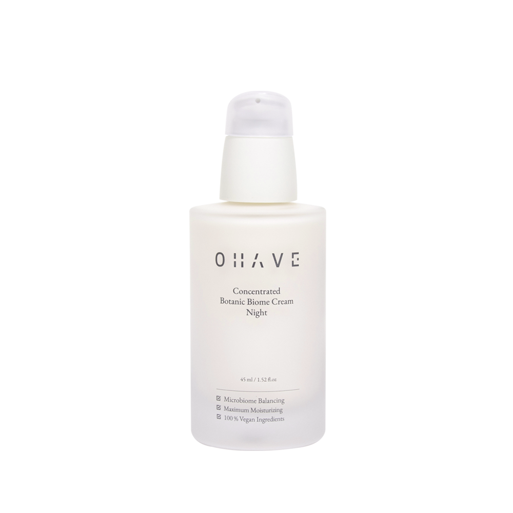 OHAVE OHAVE Concentrated Botanic Biome Cream Night 45ml - brightening - front bottle shot